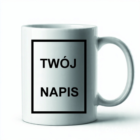 Kubek z twoim napisem
